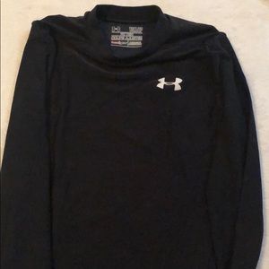 Under armor long sleeve compression shirt blk sz S